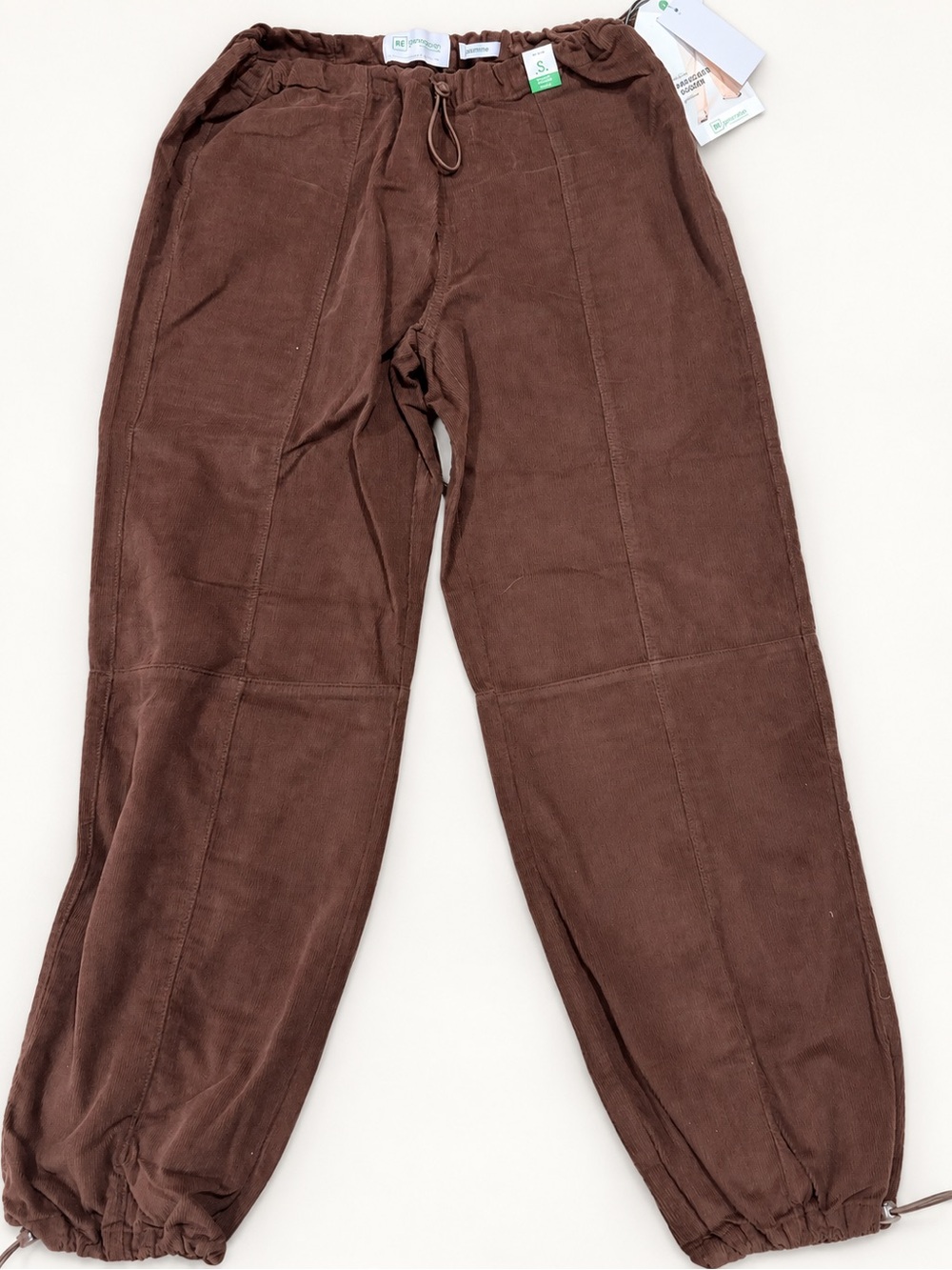 GENERATION Y Brown Corduroy Jogger Pants